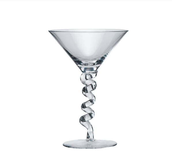 Martini Glass w Twisted Stem