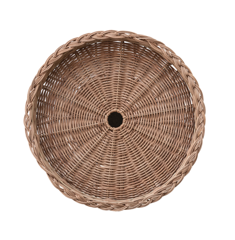 Woven Rattan Pedestal Natural