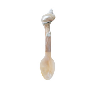Natural Shell Spoon Iridescent Finish