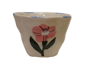 Cup Bowl with Flower C