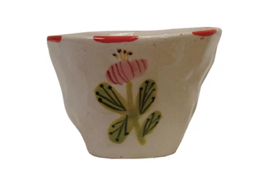 Cup Bowl with Flower D
