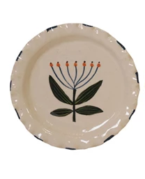 Plate with Ruffled Edge B