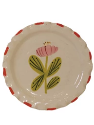 Plate with Ruffled Edge D