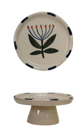 Pedestal Flower Orange