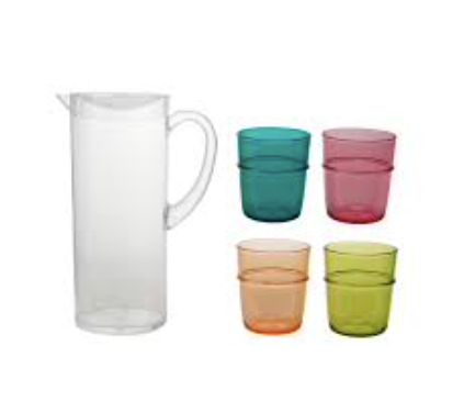 Pitcher w Drinking Cup Set