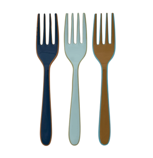 Enameled Stainless Steel Fork