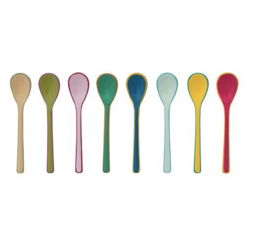 Enameled Stainless Steel Salt Spoon