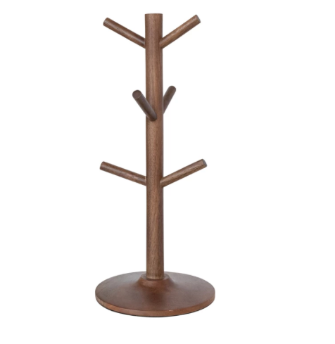 Mango Wood Mug Holder Natural