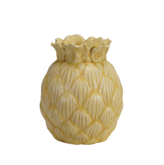 Stoneware Pineapple Shaped Vase