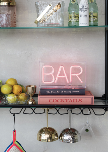 Plastic LED Neon Light with USB Cord BAR Red