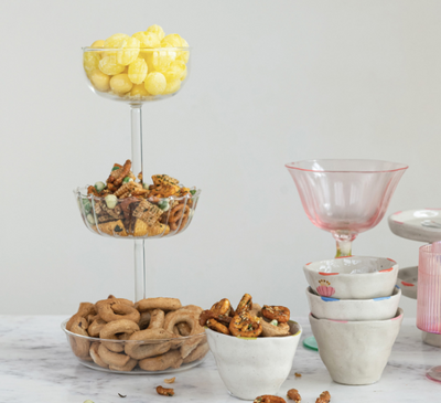 Glass 3 Tier Tray