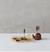 Wood Snail Shaped Holder w Appetizer Picks