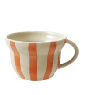 Striped Mug Orange