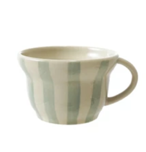Striped Mug Sky Blue