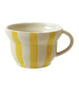 Striped Mug Yellow