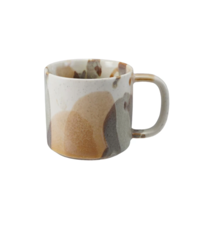 Stoneware Plate Reactive Glaze