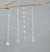 Crystal Hanging Beaded Drop