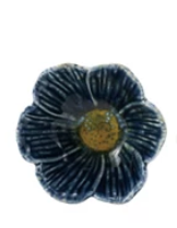 Flower Shaped Bowl Blue