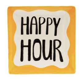 Dish with Wax Relief Culinary Saying