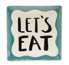 Dish with Wax Relief Culinary Saying