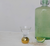 Shot Glass w Gold Electroplated Ball Stem