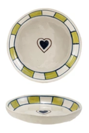 Plate Dish Heart