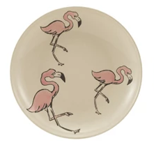 Plate w Wax Relief Flamenco