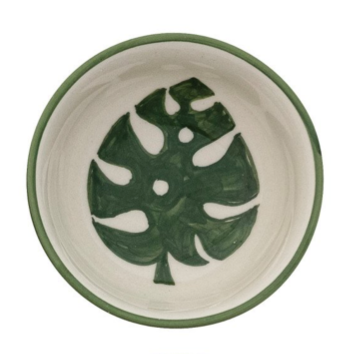Bowl w Pattern Botanical Inside