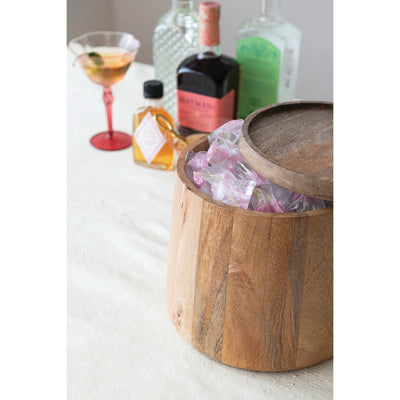Ice Bucket w Lid Natural