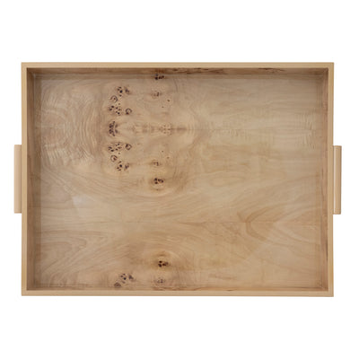 Veneer Trays w Handles Natural