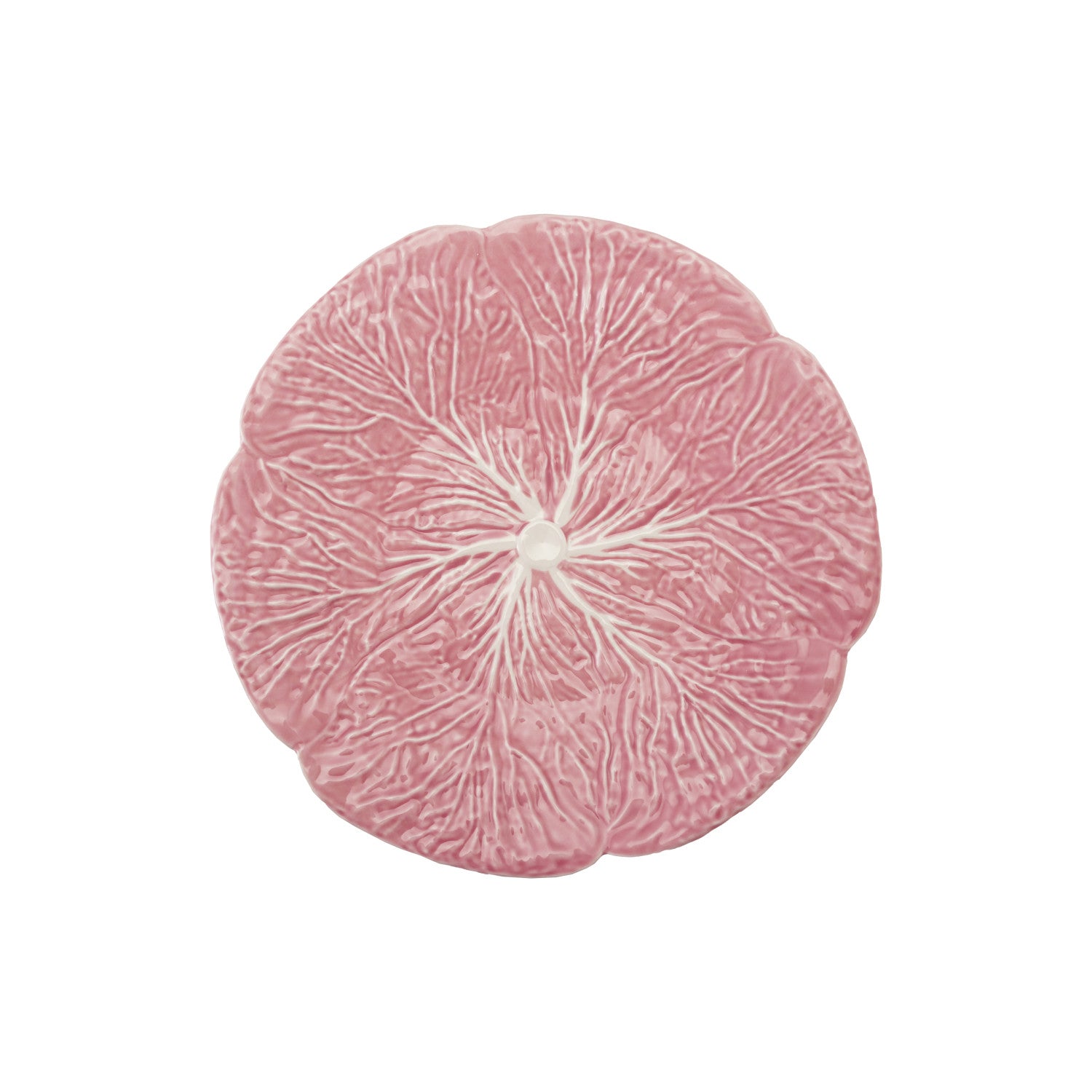 Cabbage Shaped Plate Pink