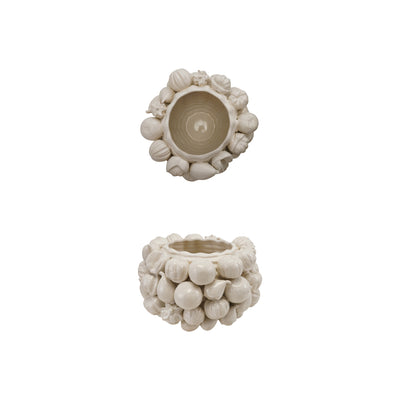Planter w 3D Fruit Matte White