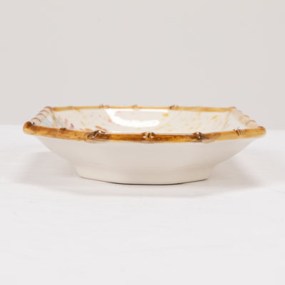 Plate w House Tree Bamboo