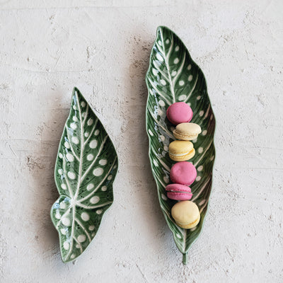 Leaf Shaped Plate w Wax