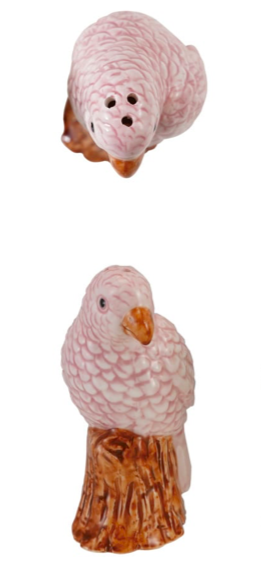 Parrot Shaped Salt Pink