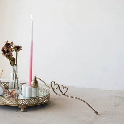 Iron Candle Snuffer with Heart Shaped Handle