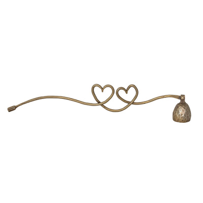 Iron Candle Snuffer with Heart Shaped Handle