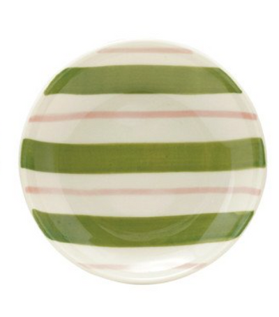 Dish w Striped Pattern
