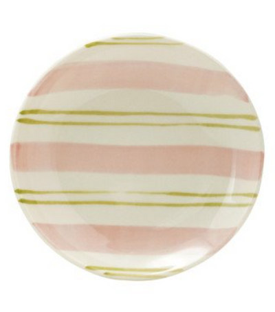 Dish w Striped Pattern