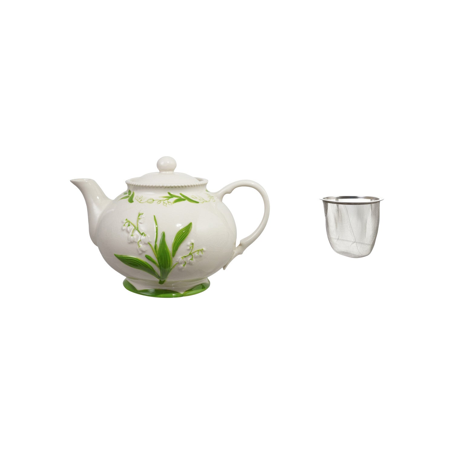 Lillianne Teapot w Strainer