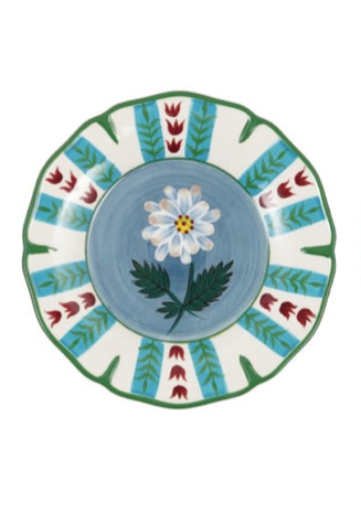 Plate with Botanical
