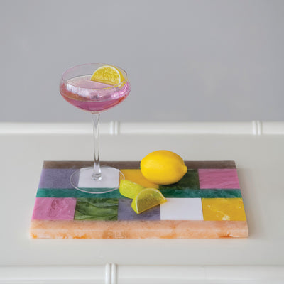 Marbled Resin Cheese Serving Board