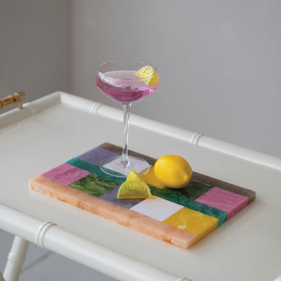 Marbled Resin Cheese Serving Board