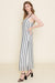 Drea Maxi Dress Ivory Black