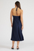 Peggy Halter Dress Navy