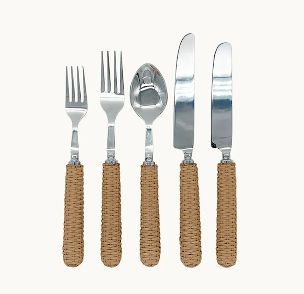 Fork Rattan Natural Cluterry S