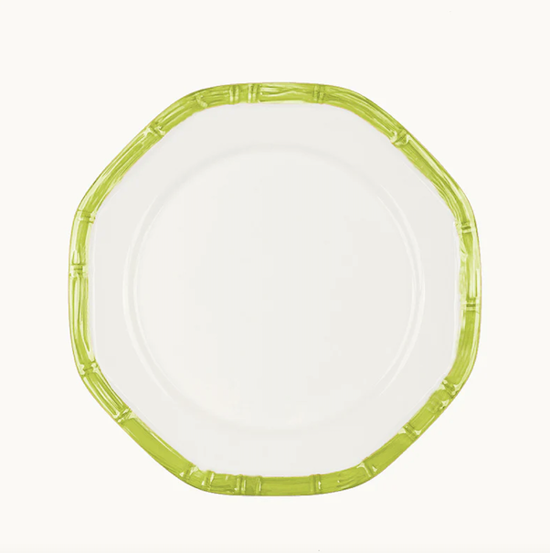 Bamboo Green Dessert Plate