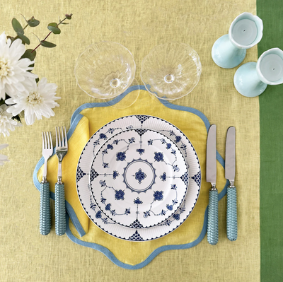 Milano Linen Yellow Tablecloth