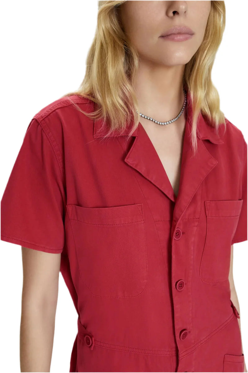 Grover Short Sleeve Field Suit Rouge