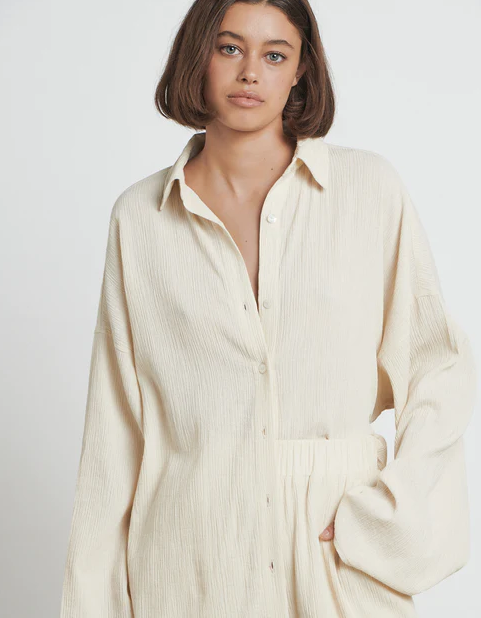 The Crinkle Shirt Cream